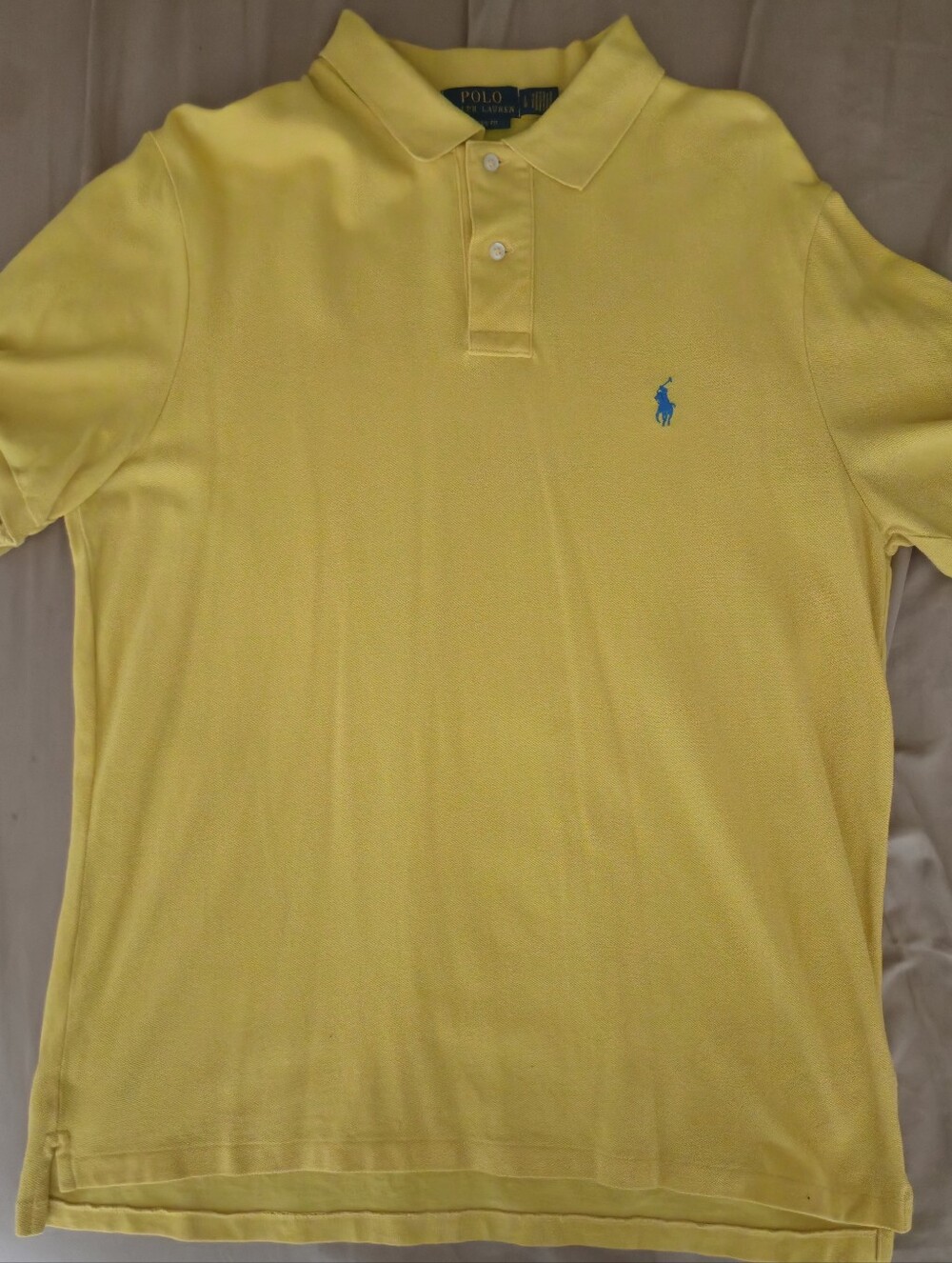 Polo by Ralph Lauren Light Yellow Short-Sleeve Polo